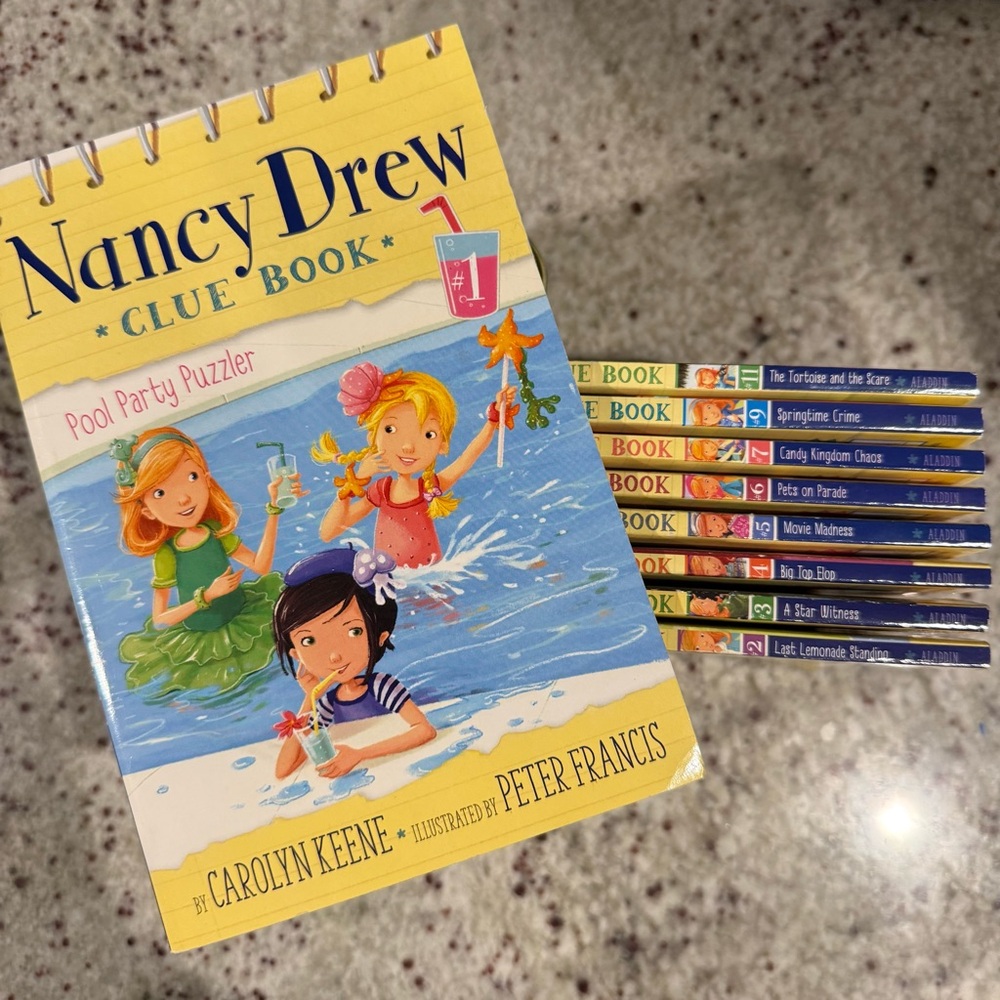 Nancy Drew Clue Book Set - Colorful Kids Mystery Series